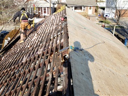 Cedar shingle installation