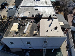 Installing new flat roof