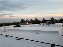 flat roofing project we completed