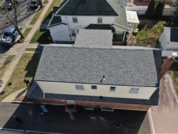completed roofing project