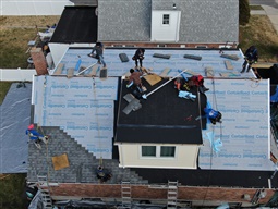 cedar shingle roofing project